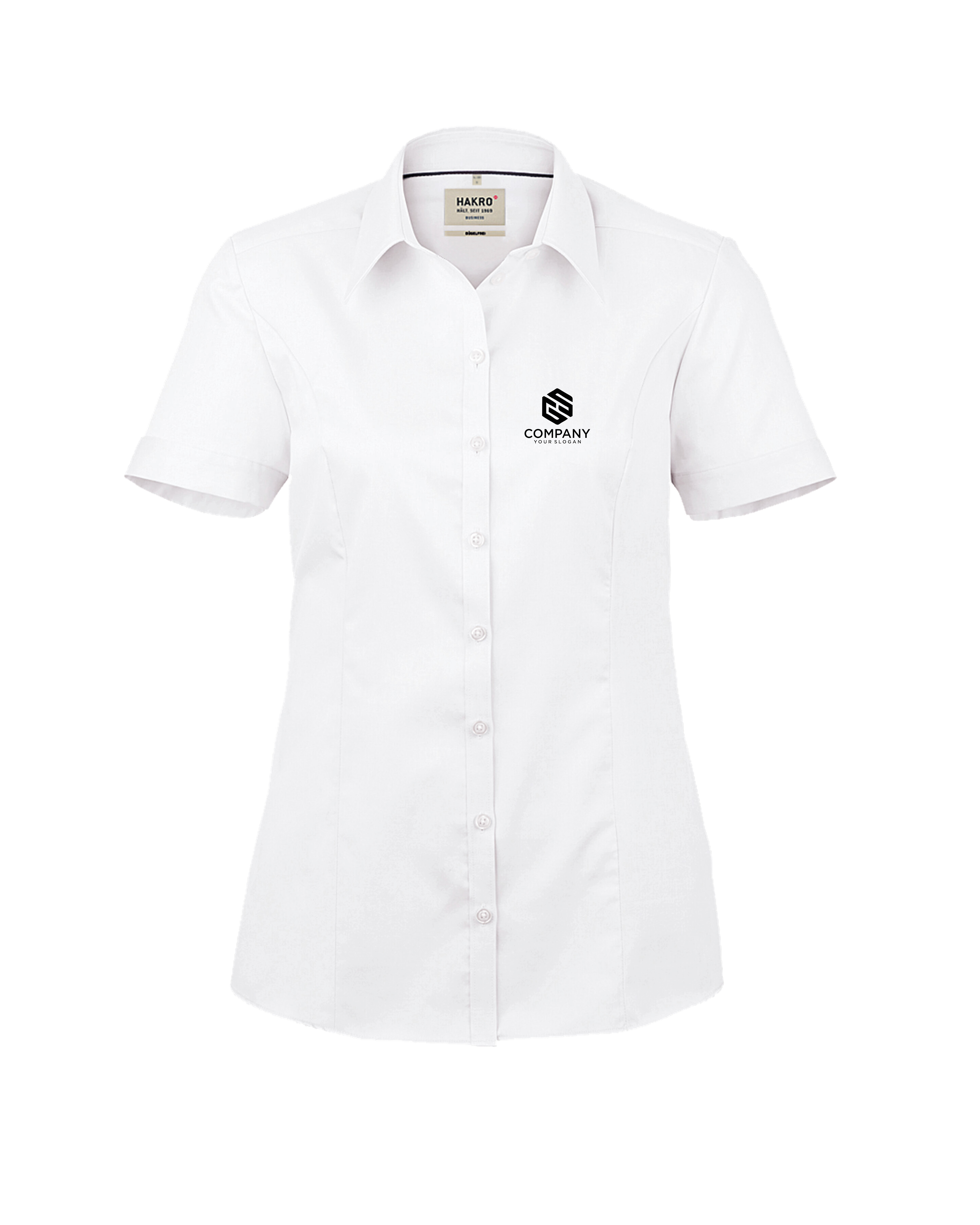 Damen 1/2 - Arm Bluse Business